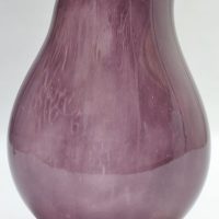 Crystal glass contemporary vase