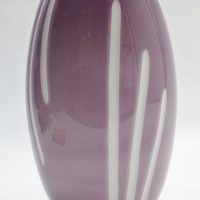 Crystal glass contemporary vase