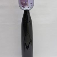 Crystal glass contemporary vase
