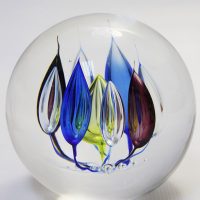 Crystal glass contemporary unique art sculpture ball