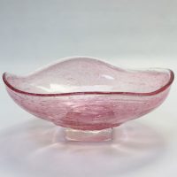 Crystal glass tray