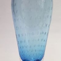 Crystal glass contemporary vase